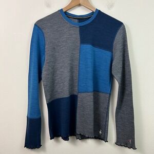 Smartwool Women's Classic Thermal Merino Base Layer Lettuce Edge Crew Size M